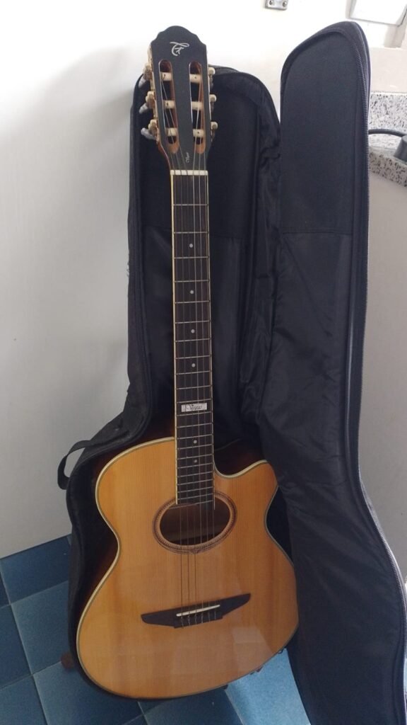 Violao eletroacustico tagima Vegas estado de novo com case , 700 reais