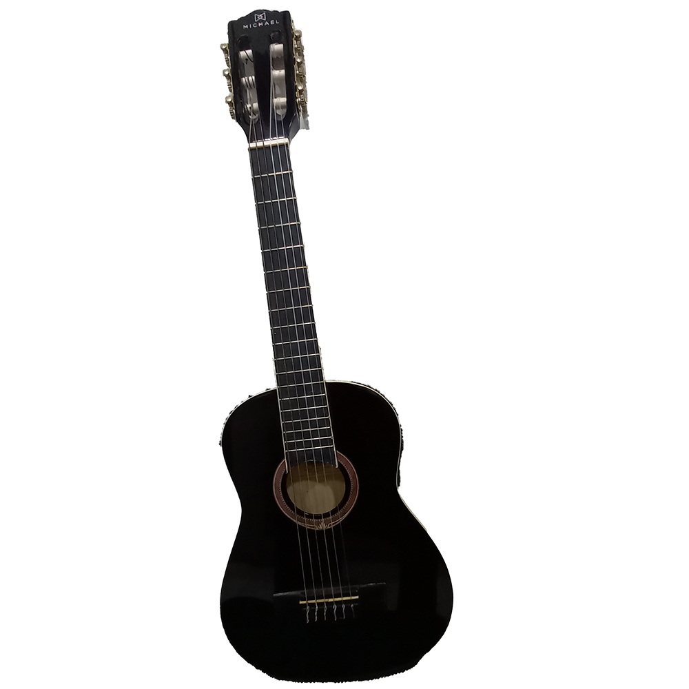 Violão 3/4 Preto Eletrificado